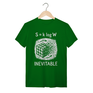 Nome do produto Camiseta Boltzmann Entropy: The Equation of Chaos (Física & Termodinâmica)