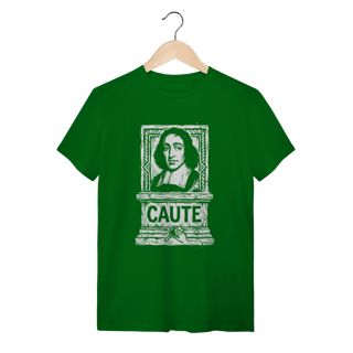 Nome do produto Camiseta Baruch Spinoza – Caute (Filosofia e Ética)
