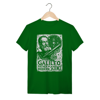 Nome do produto Camiseta Galileo Galilei – Astronomia e Ciência