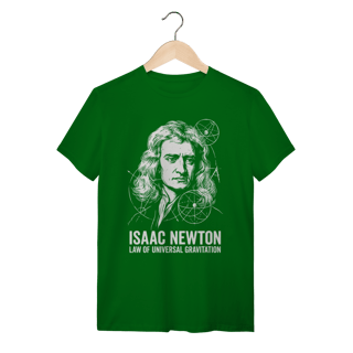 Nome do produto Camiseta Isaac Newton – Física Clássica