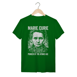 Nome do produto Camiseta Marie Curie Física Radioatividade Unissex