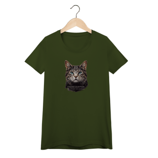 Nome do produto Camiseta Baby Long Quality - Gnosis: Conhece-te a Ti Mesmo (Gato Grego)