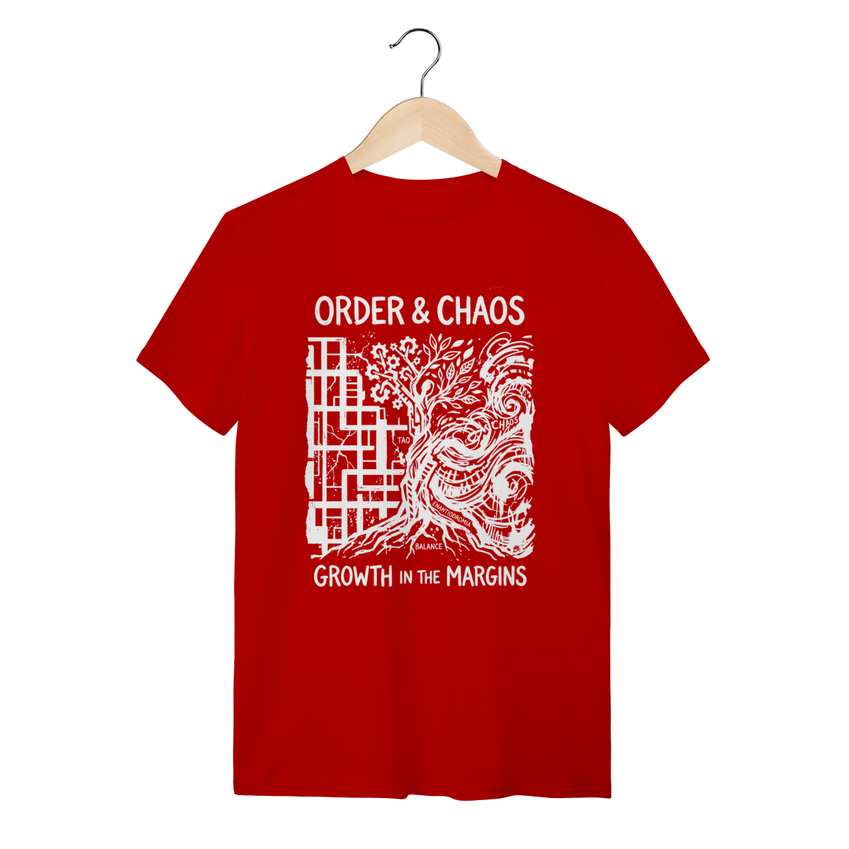 Nome do produto: Camiseta Order & Chaos: O Equilíbrio do Tao e Jung