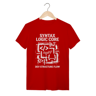 Camiseta Syntax Dev: O Código do Criador 