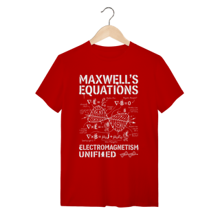 Nome do produto Camiseta Equações de Maxwell Eletromagnetismo