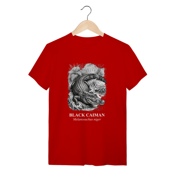 Camiseta Black Caiman Concept - 100% Algodão Unissex Premium