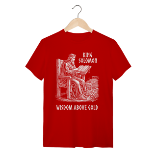 Nome do produto Camiseta Rei Salomão – Sabedoria e Filosofia