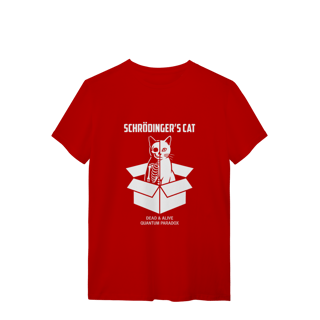 Nome do produto Camiseta Schrödinger's Cat - Paradoxo da Física Quântica | Edição Limitada