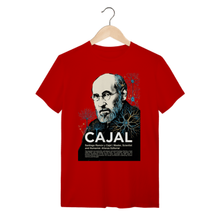 Nome do produto Camiseta Santiago Ramón y Cajal - A Arte da Neurociência