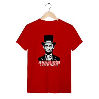 Nome do produto Camiseta Abraham Lincoln - A House Divided | Premium Humanidades