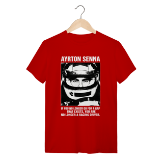 Nome do produto Camiseta Ayrton Senna: O Gap da Lenda – Edição Especial