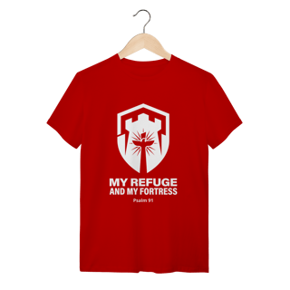 Nome do produto Camiseta Salmo 91: My Refuge and Fortress – Edição Especial Proteção Divina