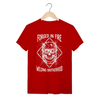 Nome do produto Camiseta Soldador: Forjado no Fogo