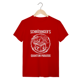 Nome do produto Camiseta Gato de Schrödinger: O Paradoxo Quântico