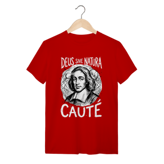 Nome do produto Camiseta Baruch Spinoza – Caute (Filosofia e Ética)