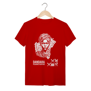 Nome do produto Camiseta Dandara dos Palmares – História do Brasil