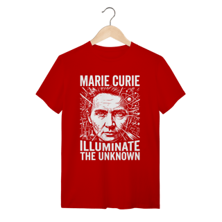 Nome do produto Camiseta Marie Curie Ciência Unissex Algodão Premium