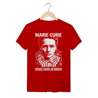 Nome do produto Camiseta Marie Curie Física Radioatividade Unissex