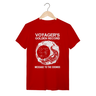 Nome do produto Camiseta Voyager Golden Record: O Mensageiro Cósmico