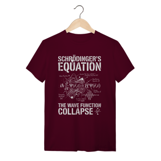 Camiseta Schrödinger’s Wave: O Colapso da Função de Onda
