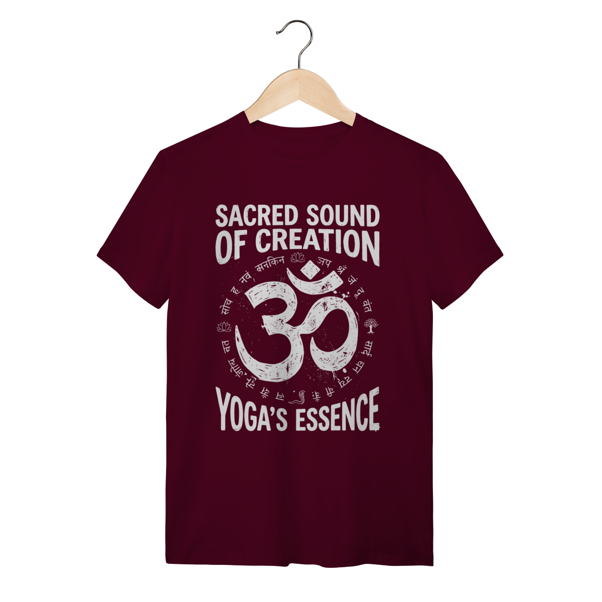Nome do produto: Camiseta Símbolo Om: A Vibração Primordial do Universo