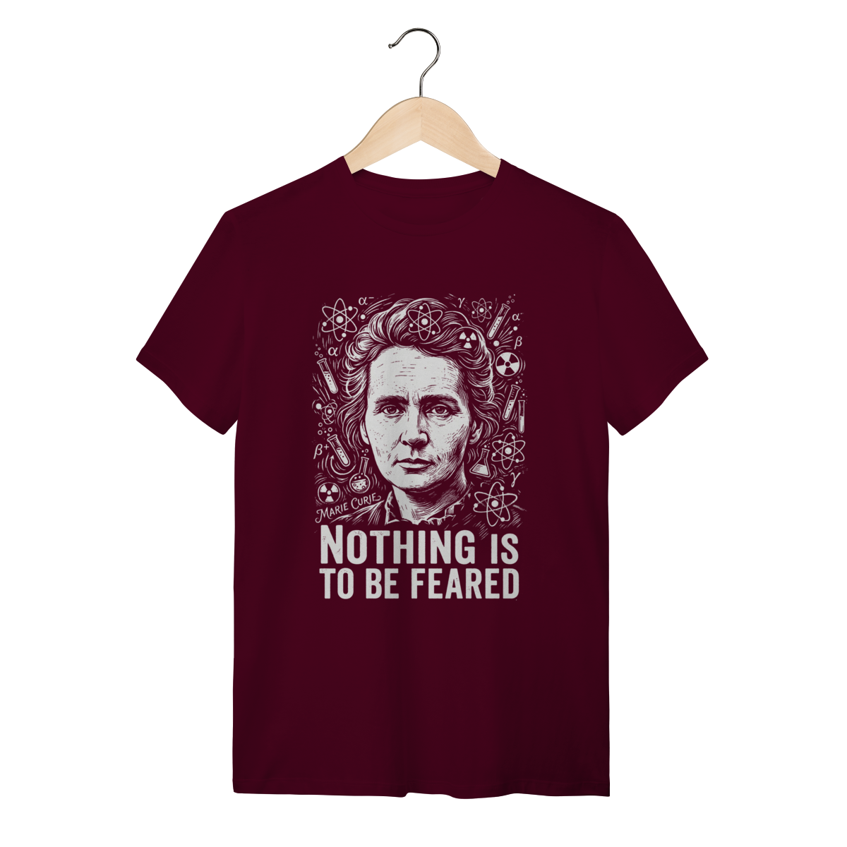 Nome do produto: Camiseta Marie Curie – Ciência