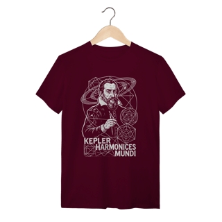 Camiseta Johannes Kepler – Mecânica Celeste