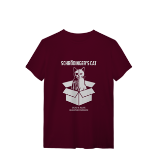 Nome do produto Camiseta Schrödinger's Cat - Paradoxo da Física Quântica | Edição Limitada