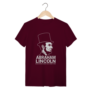 Nome do produto Camiseta Abraham Lincoln - A House Divided | Premium Humanidades