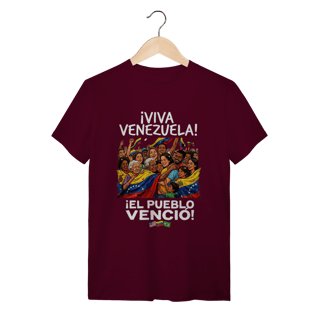 Nome do produto Camiseta Viva Venezuela: O Povo Venceu – Edição Especial e Histórica 2026