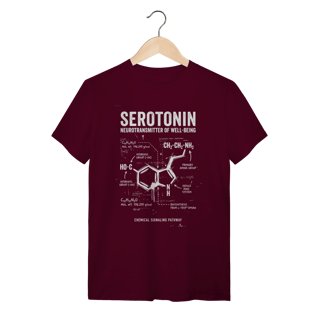 Nome do produto Camiseta Molécula de Serotonina: A Fórmula da Felicidade