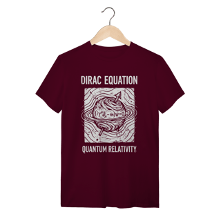 Nome do produto Camiseta Equação de Dirac – Física Quântica