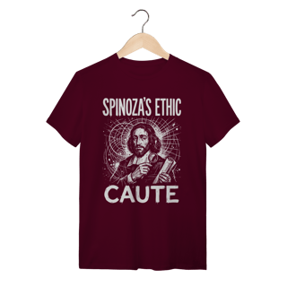 Nome do produto Camiseta Baruch Spinoza – Caute (Filosofia e Ética)
