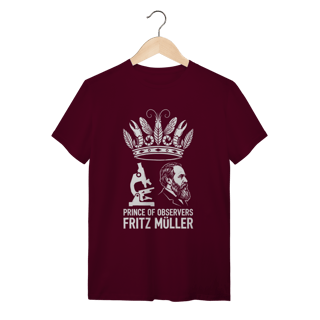 Nome do produto Camiseta Fritz Müller – Biologia Evolutiva