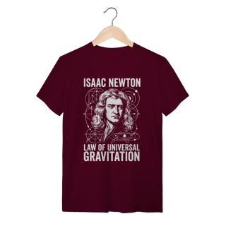 Nome do produto Camiseta Isaac Newton – Física Clássica