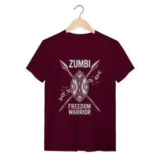 Nome do produto Camiseta Zumbi dos Palmares – História do Brasil