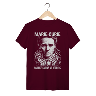 Nome do produto Camiseta Marie Curie Física Radioatividade Unissex