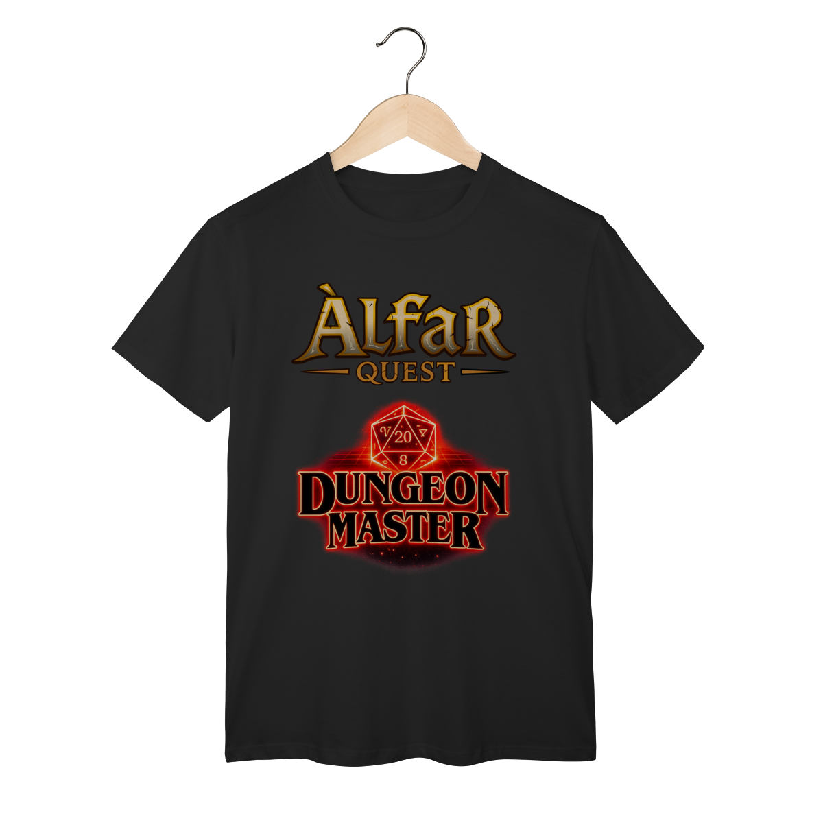 Nome do produto: Camiseta - DM - RPG - Alfar Quest