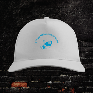 Nome do produto Boné Aba Curva O importante é que eu tentei feat. Torvi