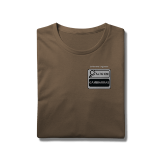 Nome do produto Camiseta dev alto em gambiarra