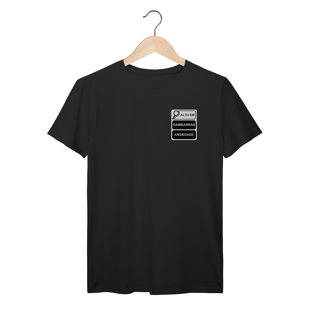 Nome do produto: Camiseta alto em gambiarras e ansiedade