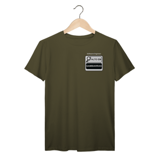 Nome do produto Camiseta dev alto em gambiarra