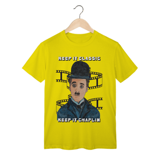 Nome do produto T-Shirt Classic – Keep It Classic, Keep It Chaplin
