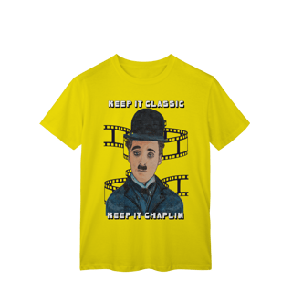 Nome do produto T-Shirt Classic – Keep It Classic, Keep It Chaplin