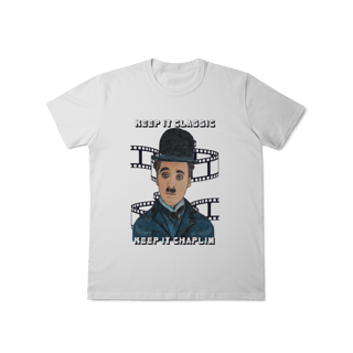 Nome do produto T-Shirt Classic – Keep It Classic, Keep It Chaplin