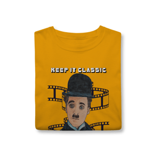 Nome do produto T-Shirt Classic – Keep It Classic, Keep It Chaplin