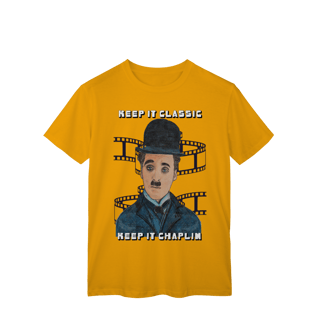 Nome do produto T-Shirt Classic – Keep It Classic, Keep It Chaplin