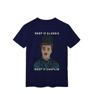 Nome do produto T-Shirt Classic – Keep It Classic, Keep It Chaplin