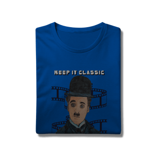 Nome do produto T-Shirt Prime – Keep It Classic, Keep It Chaplin