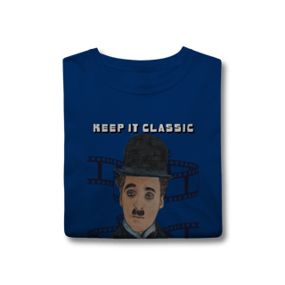 Nome do produto T-Shirt Classic – Keep It Classic, Keep It Chaplin